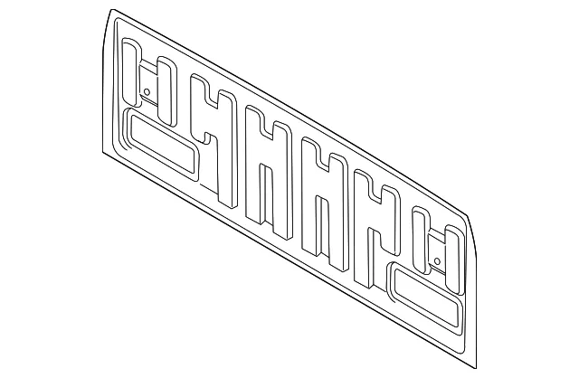 Back Panel - Ford (pc3z1040300c)