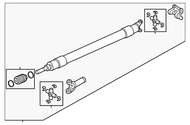 Drive Shaft - Ford (pc3z4602k)