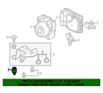 ABS Hydraulic Assembly Nut - Ford (w303933) - view 6
