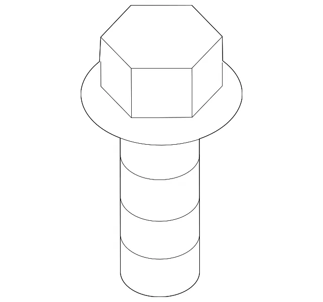A/C Refrigerant Line Bolt - Ford (w502530s450b) - view 2