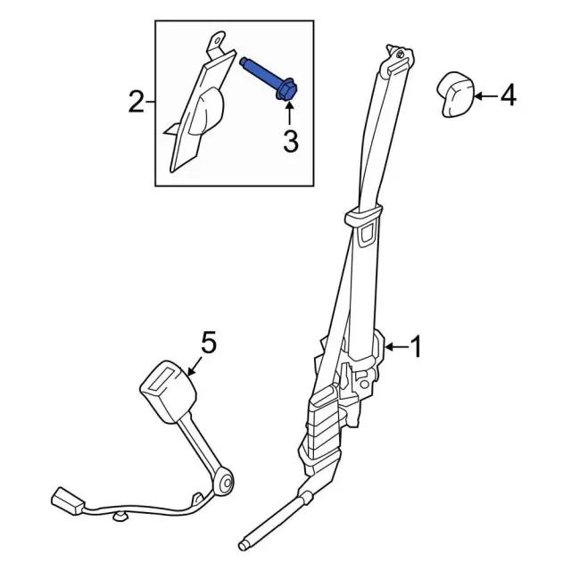 Height Adjuster Bolt - Ford (w505276s439)