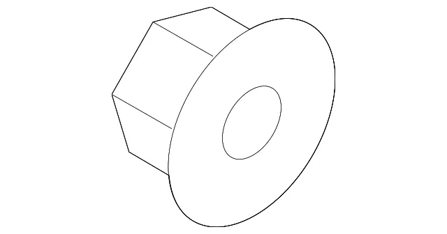 Bracket Retainer Nut - Ford (w520116s900) - view 3