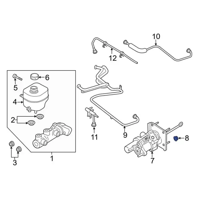 Booster Nut - Ford (w716538s442) - view 3