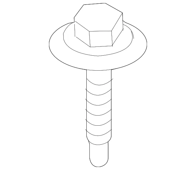 Tie Down Hook Bolt - Ford (w717491s442) - view 5