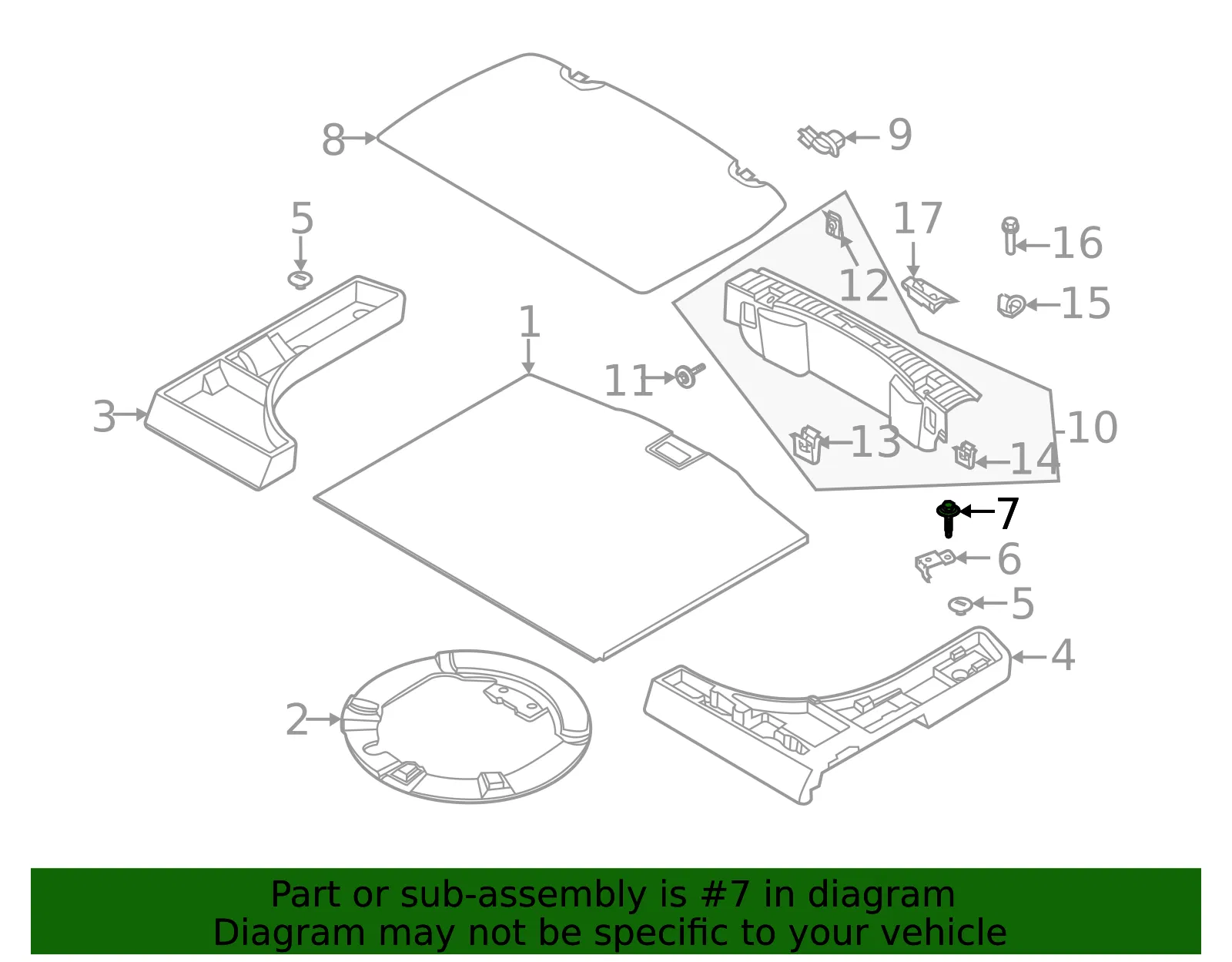Tie Down Hook Bolt - Ford (w717491s442) - view 6