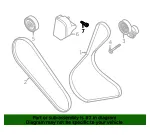 Accessory Drive Belt Cover Bolt - Ford (w719577s450) - view 10