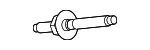 Accessory Drive Belt Idler Pulley Stud - Ford (w721589s442) - view 4